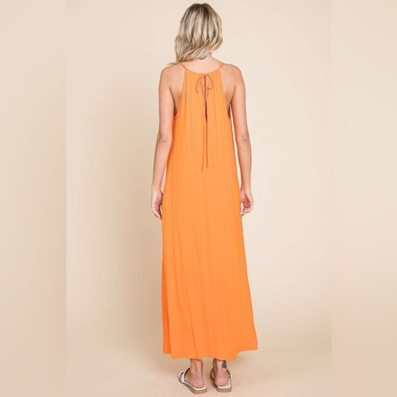 Culture Code Plus Size Tie Back Maxi Cami Dress 10010020933 - Picture 2 of 4